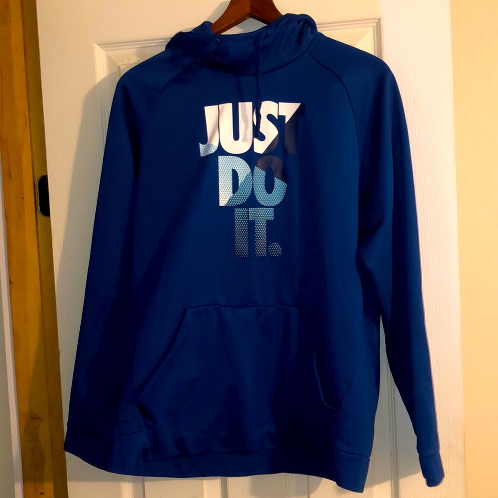 Men’s Dri-Fit Nike Hoodie Size Large. Just Do It.